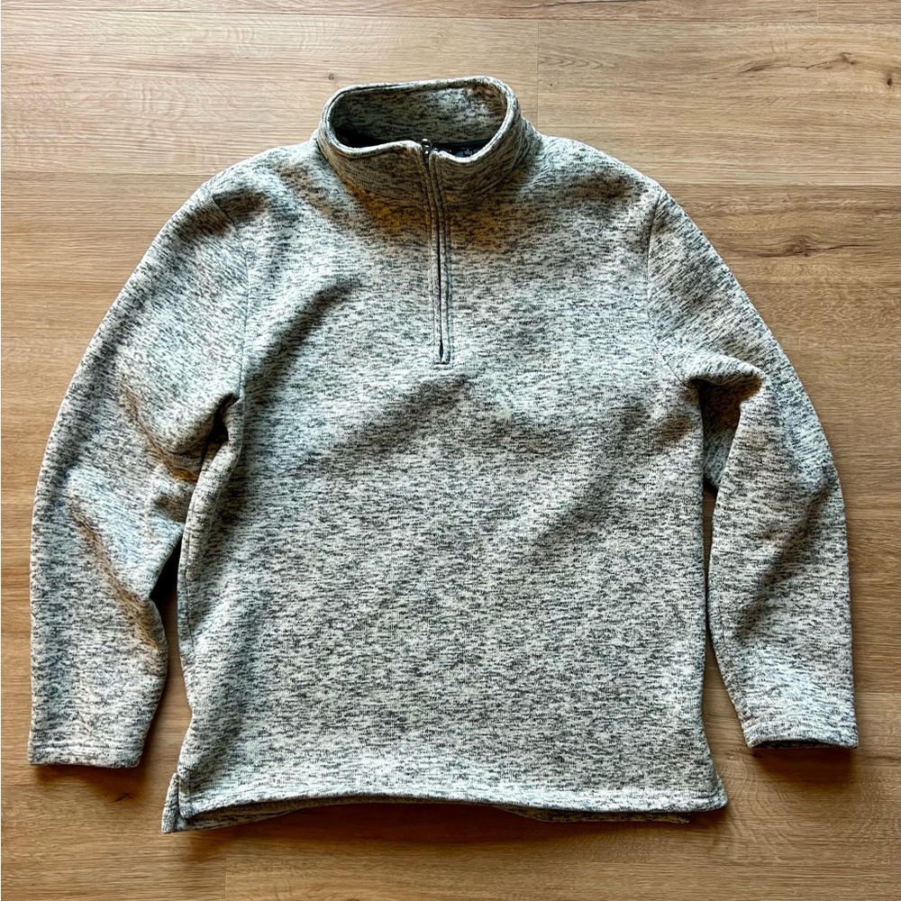Gray Beverly Hills Polo Club 1/4 Zip, Size L